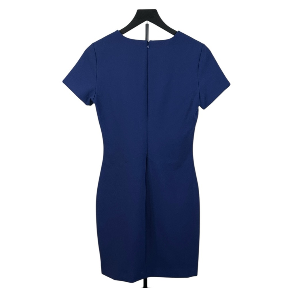 LIKELY Royal Blue Short Sleeve Bodycon Dress Size 6 - Picture 3 of 9